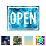 Open Business Sign - Vinyl Decal Sticker Multiple Patterns & Sizes EBN4017 New. Price: $16.50.