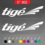 12" Tige Boats Outboard Motor Marine Decals Vinyl Stickers Pair Set Of New. Price: $23.99.