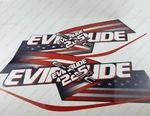Evinrude 225 Hp Etec High Output Outboard Engine Decals Sticker Set Reproduction New. Price: $73.14.