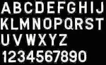 Seachoice 3" Gothic Letters & Numbers, White 74741 New. Price: $15.29.