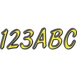 Hardline I.d. Sticker Kit - Series Yellow YEBKG400 New. Price: $25.60.