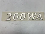Larson 200 Wa Model Raised Decal Silver 7 5/8" X 1/2" Marine Boat New. Price: $15.96.