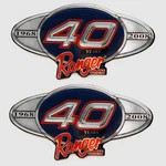 Ranger Boat Anniversary Raised Decal 7604567 40 Year 1/2 Inch Pair New. Price: $33.84.