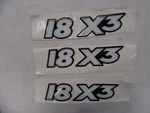 Ranger 18 X3 Raised Decal (set Of 3) 1944690 Black & Silver Marine Boat New. Price: $29.95.
