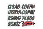 Hardline - RUBKG400 I.d. Sticker Kit Series Burgundy New. Price: $27.99.