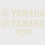 Yamaha Boat Cowling Decals 350 V8 Four Stroke Cream Stickers (kit) New. Price: $163.26.