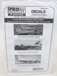 Pro Modeller Decals 1/48 F-102A Delta Dagger Case X Wing #88100700310 New. Price: $11.99.