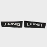 Lund Boat Raised Emblem Decal 2208341 Sticker Silver Black (set Of 2) New. Price: $40.17.