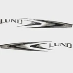Lund Boat Graphic Decals 2280382 Crossover Hull Stickers (set Of 2) New. Price: $195.21.