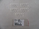 Lund 1800 Decal (set Of 5) 3" X 1/4" 1988217 Pewter Marine Boat New. Price: $24.95.