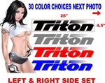 Fits Triton Boat Decals Hull Replacement New. Price: $22.88.