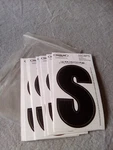 Lot 10 Hardline Self Adhesive Boat Sticker 3" Black Waterproof 3SCBPS New. Price: $12.99.