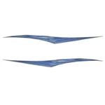 Blue Wave Boat Decal P400114 73 3/8 Inch Silver (set Of 2) New. Price: $33.01.