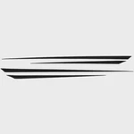 Chaparral Boat Deck Graphic Decals 14.02619 H2O Surf Black (4 Pc) New. Price: $145.82.