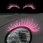 Iprokiu 1 Pair High Intensity Reflective Headlight Eyelash Stickers - Pink New. Price: $13.35.