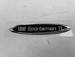 Larson 8624-1357 186 Sportsman Tl Raised Decal Black / Silver 5" X 1" Boat New. Price: $19.95.