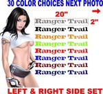 Ranger Trailer Boat Decals 30 Color Options New. Price: $17.88.
