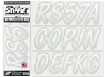 Stiffie Whipline WL91 Boat Pwc Numbers Decal Registration Seadoo White Silver. Price: $23.95.