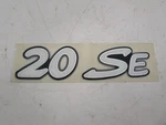 Triton 20 Raised Decal 10 X 1/4" H Black Silver Marine Boat New. Price: $29.95.