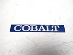 Cobalt 450071 Blue Aluminium 3/4" X H Logo Decal Plaque Marine Boat New. Price: $15.96.