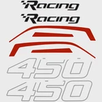 Mercury Racing Boat Top Cowling Decals 37-8M0159581 450R (kit) New. Price: $181.91.