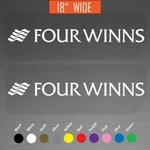 18" Four Winns Boat Outboard Motor Marine Decals Vinyl Stickers Pair Set Of 2 New. Price: $27.99.