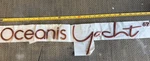 Beneteau Oceanis Yacht 62 Chrome Bronze Label #182106 New. Price: $100.00.