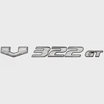 Suncatcher Boat Model Decal Sticker 73405336 V322 Gt Silver Black New. Price: $33.13.
