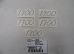 Lund 1700 Decal (set Of 5) 3" X 1/8" 1988215 Pewter Marine Boat New. Price: $24.95.