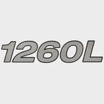 Crestliner Boat Model Decal 2351410 1260L Silver Black Sticker New. Price: $25.09.