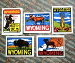 Vintage Wyoming Water Decal Lot Old Auto Camper Trailer Rv Hot Rod Van Pickup New. Price: $24.99.
