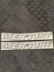 Nos Oem Nla Mercury Marine Quicksilver Engine Adhesive Decal Set Of (2) Cowling New. Price: $50.00.