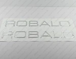 Robalo Boat Logo Chrome Raised Domed 3D Decals Stickers 32" X 4" 2PCS. New. Price: $78.65.