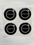 Volvo Wheel Cap Stickers - Set 4PCS 3D Domed Resin Center Emblem Decals New. Price: $27.48.