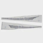 Premier Boat Graphic Decal 2190043 Black Silver 100 Inch (set Of 2) New. Price: $207.05.