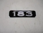 Ranger Raised 183 Ghost Decal 5 1/4" X 3/8" Black 7D017 Marine Boat New. Price: $19.95.