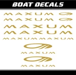 Maxum Sticker Boat Xl Set 40" Replacement Decal Marine Cruiser Vinyl Oracal New. Price: $31.99.