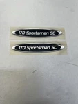 Larson 8624-1358 Triumph 170 Sportsman Sc Raised Decal Pair (2) Black Boat New. Price: $11.96.