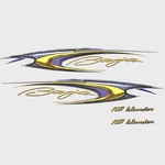 Baja Boat Graphic Decals 1810065 192 Islander Yellow Stickers (kit) New. Price: $85.48.