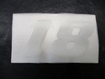 G3 18 Cc Raised Decal 1/8" X 5/8" White & Silver 158626-01 73405414 Boat New. Price: $19.95.