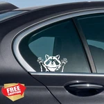 Wirester 6 Inch Raccoon Hands Out Vinyl Car Window Decal Sticker New. Price: $20.00.