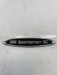 Larson 8624-1356 Black/silver 186 Sportsman Sc Cc 5" X 1" Raised Decal Boat New. Price: $9.95.