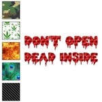 Don't Open Dead Inside, Vinyl Decal Sticker, 40 Patterns & 3 Sizes, #4127 New. Price: $23.95.