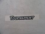 Triton Tournamnet Raised Decal 1975701 White / Black Silver Marine Boat New. Price: $14.95.