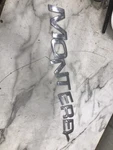 07 Monterey Montura 248 Lc Boat Name Plate Letters Emblems Used. Price: $99.00.