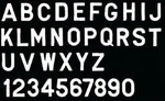 Seachoice 3" Gothic Letters & Numbers, White 74751 New. Price: $15.29.