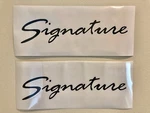 Chaparral Boats Black "signature" Decal New. Price: $35.00.