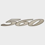 Cruisers Boat Model Decal Sticker V2112300 560 Express Silver Taupe New. Price: $25.09.