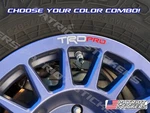 Trd Pro Custom Wheel Stickers Decals, Fits Toyota Tacoma, Tundra, 4RUNNER, Fj New. Price: $12.95.