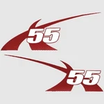 Mastercraft Boat X-55 Decal Stickers 2011 Pro Tour Red New. Price: $149.22.